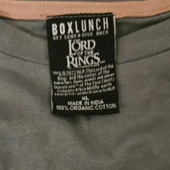 Boxlunch " Middle Earth" Lord of the Rings Men Long Sleee Ombre T-shirt Size XL - Picture 4 of 10